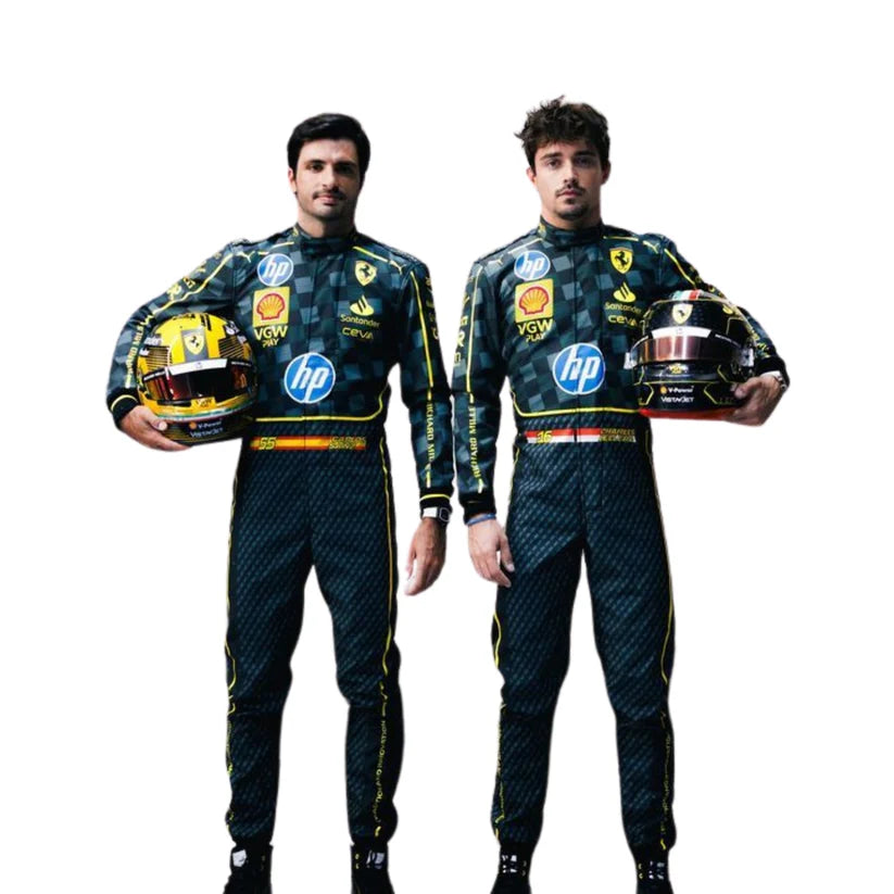 Charles Leclerc Ferrari 2024 HP Italy GP F1 Racing Suit
