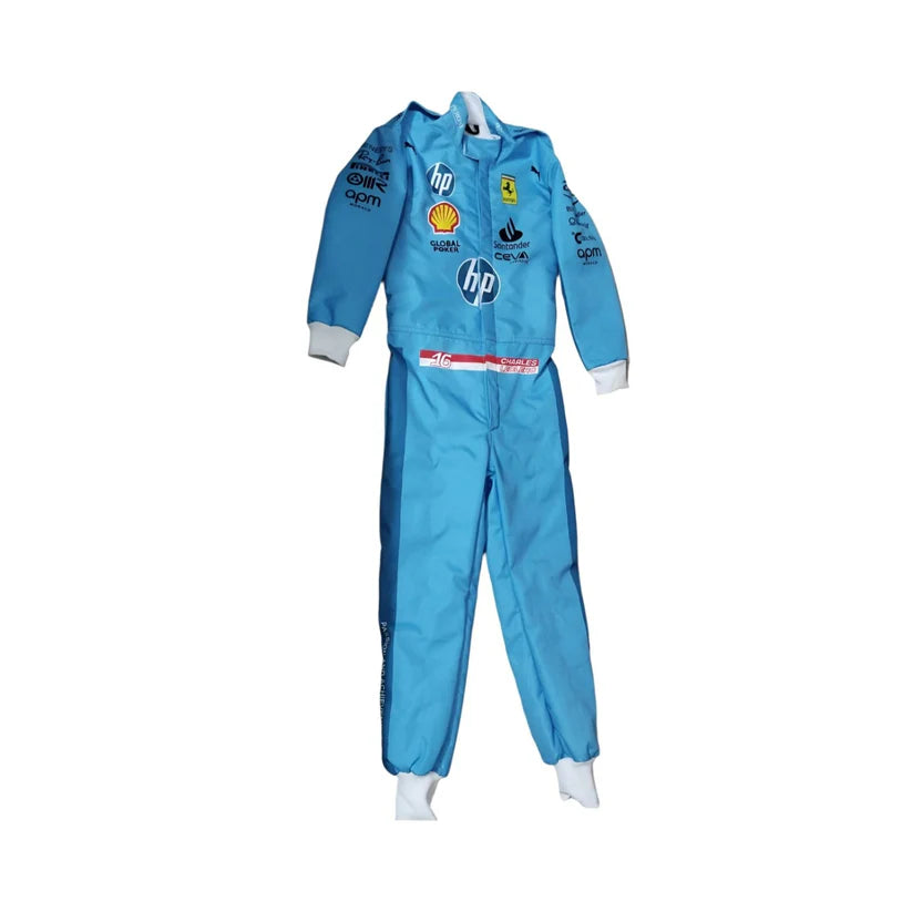 Charles Leclerc Ferrari 2024 Miami Grand Prix F1 Racing Suit