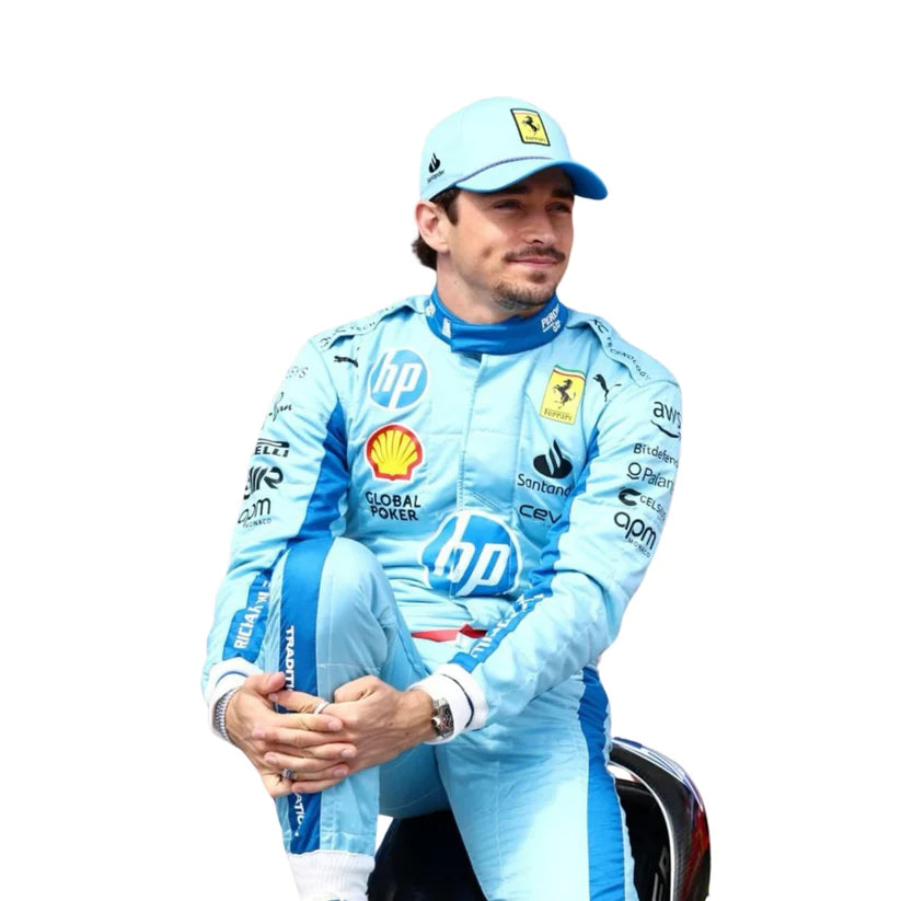 Charles Leclerc Ferrari 2024 Miami Grand Prix F1 Racing Suit