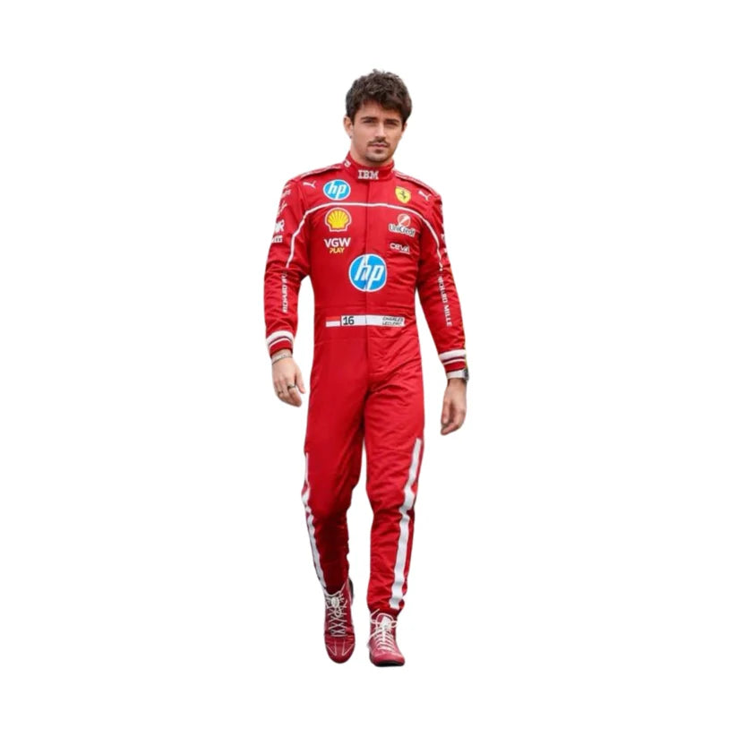 Charles Leclerc Ferrari 2025 F1 Racing Suit