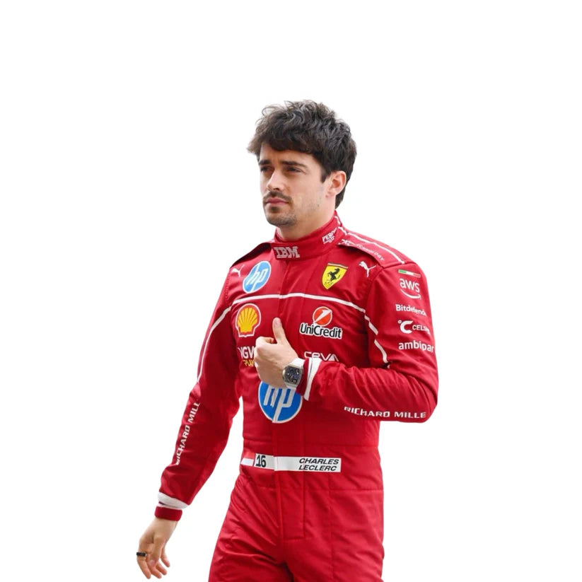 Charles Leclerc Ferrari 2025 F1 Racing Suit