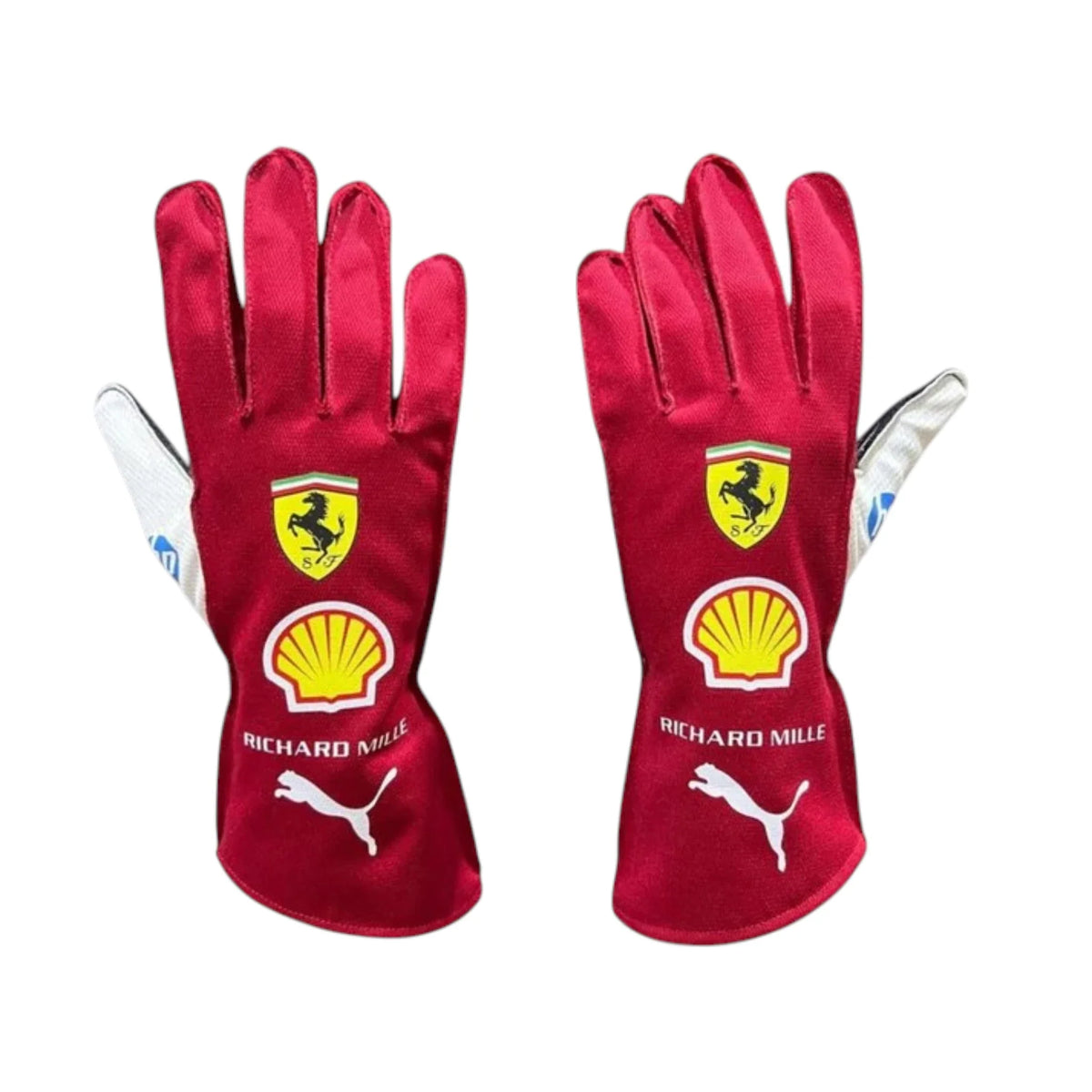 Charles Leclerc 2025 Ferrari F1 Racing Gloves - Reaxion Racegear image 2