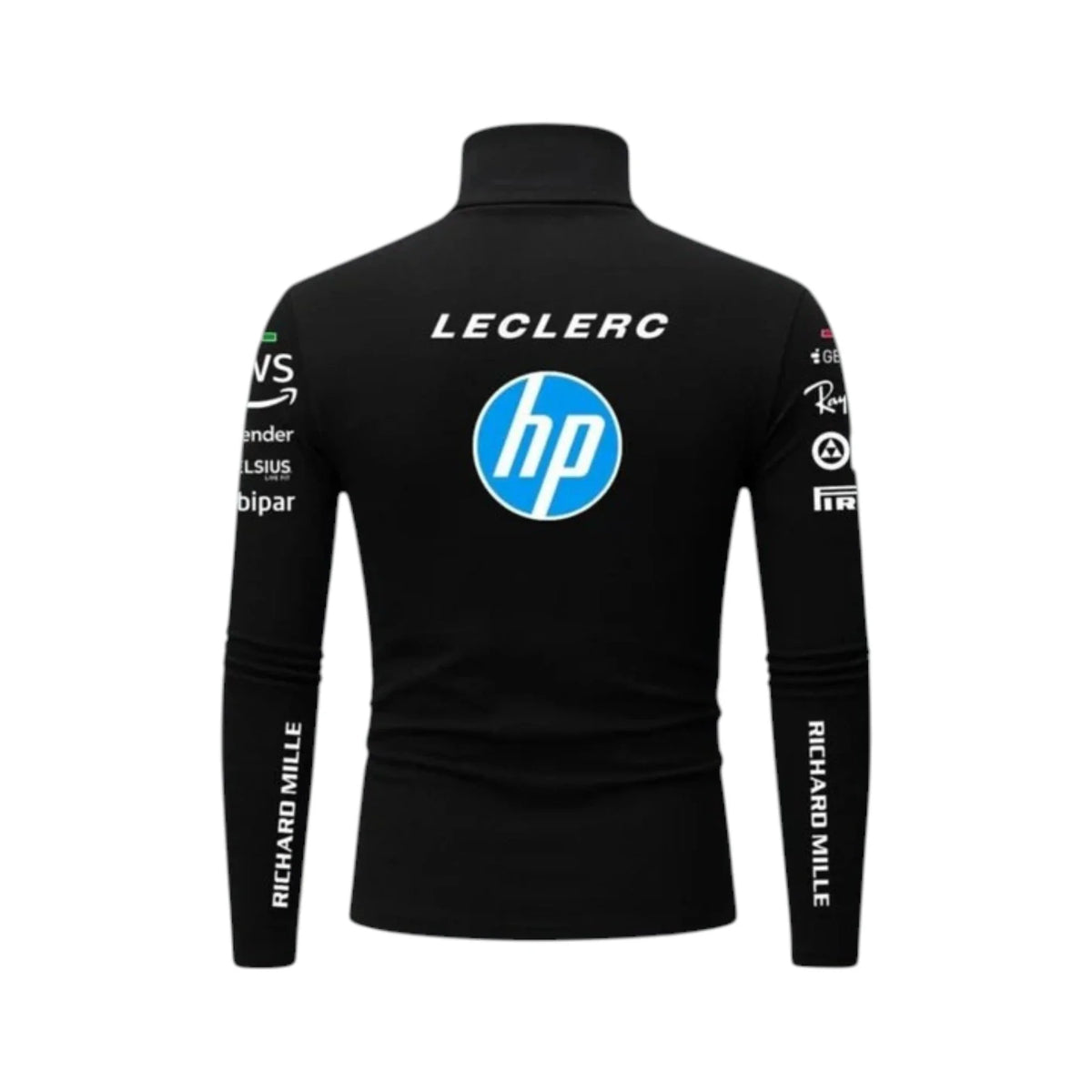 Charles Leclerc 2025 Ferrari F1 Undershirt (Black) - Reaxion Racegear image 2