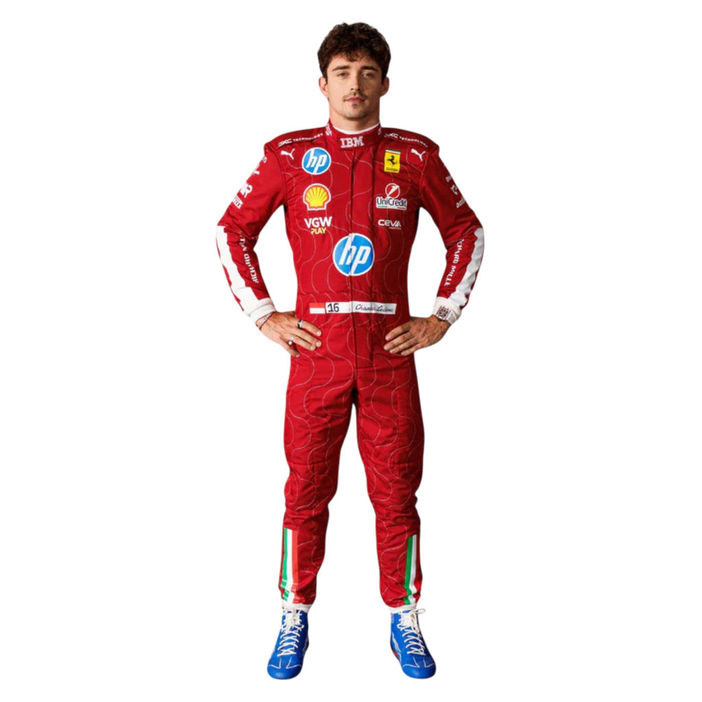 Charles Leclerc 2025 Ferrari Monza GP F1 Race Suit - Reaxion Racegear image 1