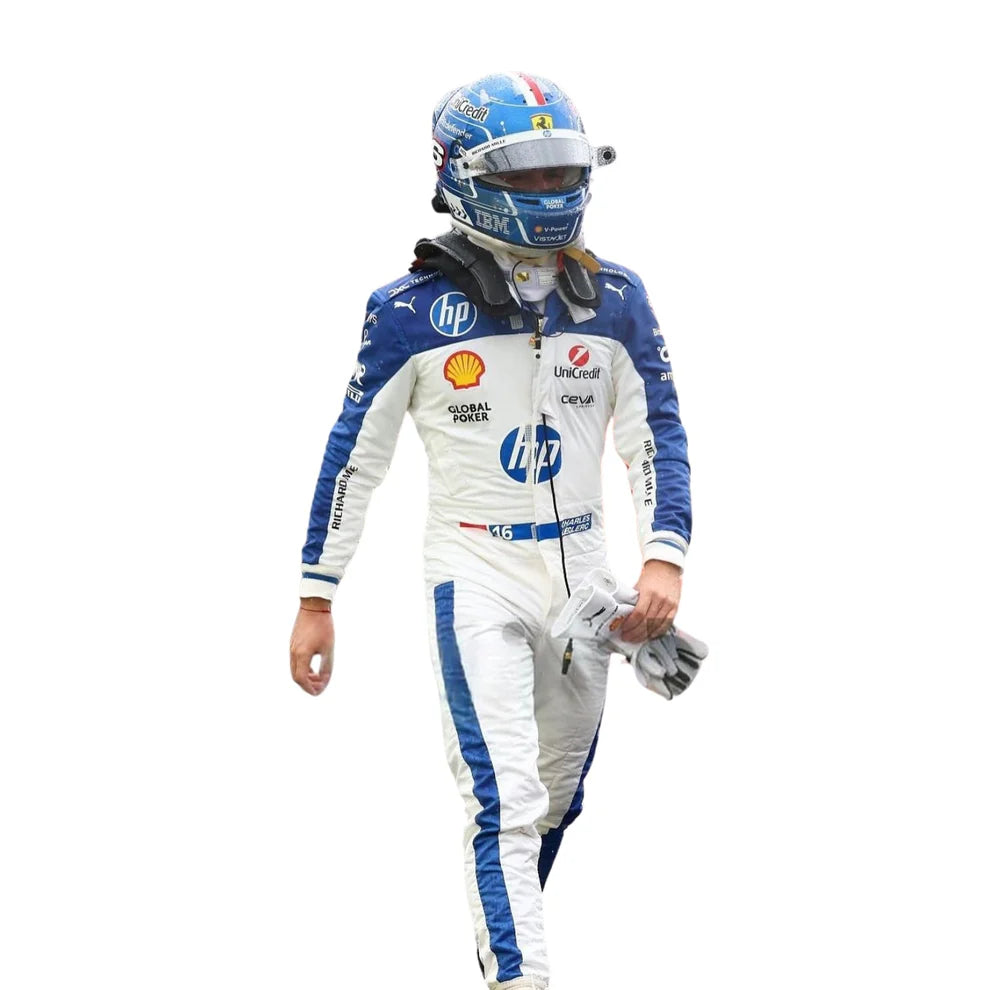 Charles Leclerc Ferrari 2025 Miami GP F1 Racing Suit