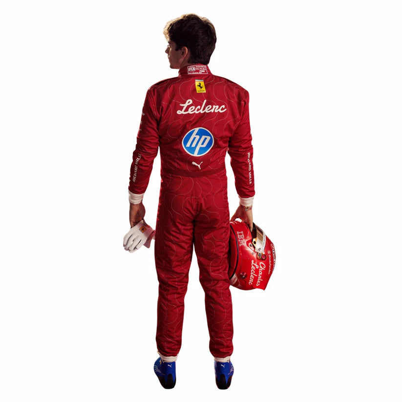 Charles Leclerc Ferrari 2025 Monza GP F1 Racing Suit