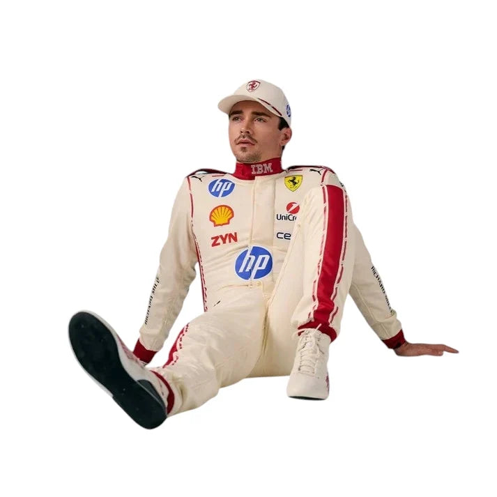 Charles Leclerc 2026 Ferrari Monaco GP F1 Race Suit - Reaxion Racegear image 7
