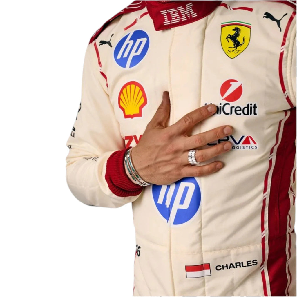 Charles Leclerc 2026 Ferrari Monaco GP F1 Race Suit - Reaxion Racegear image 9