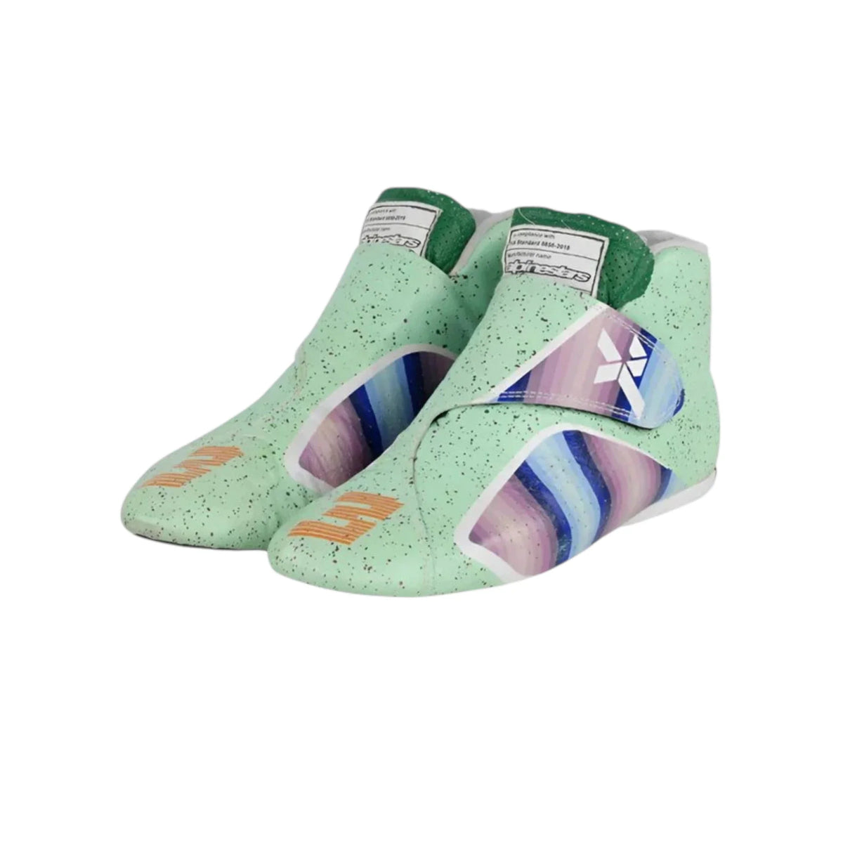 Daniel Ricciardo 2021 Mclaren Honey Badge Italian GP F1 Racing Shoes - Reaxion Racegear image 1