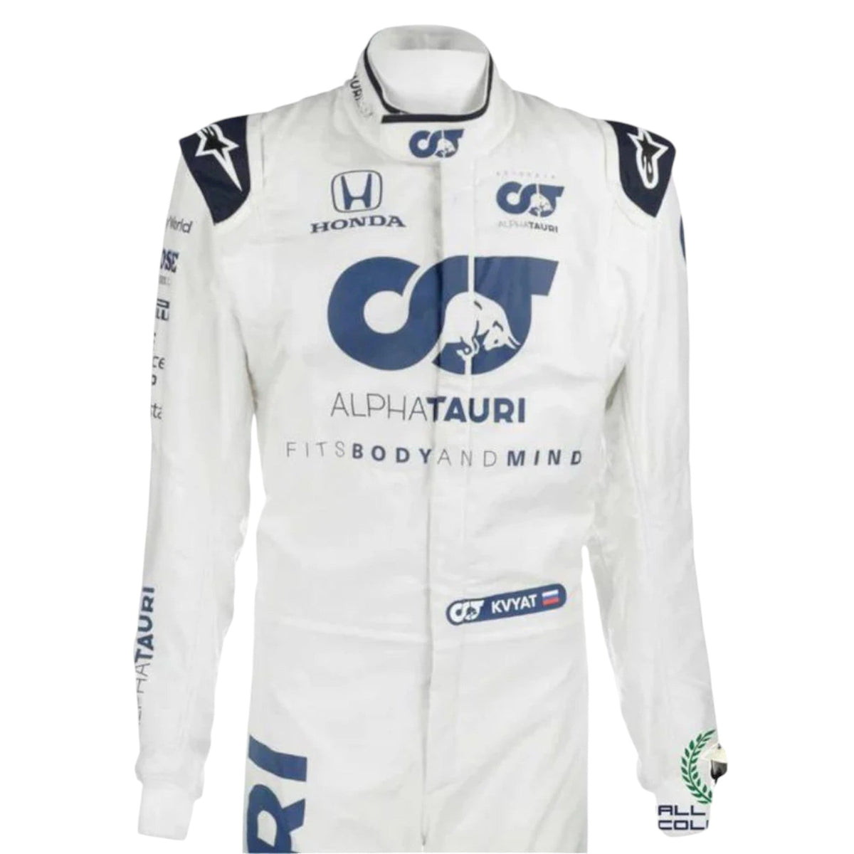 Daniil Kvyat 2020 Alphatauri F1 Race Suit - Reaxion Racegear image 1