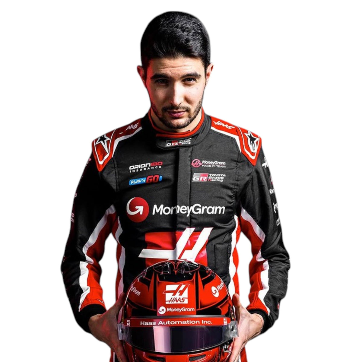 Esteban Ocon 2025 Haas F1 Race Suit - Reaxion Racegear image 1