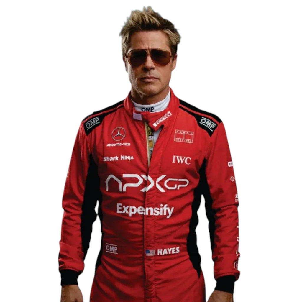 F1 Movie Sonny Hayes (Brad Pitt) 2025 F1 Race Suit (Red) - Reaxion Racegear image 2
