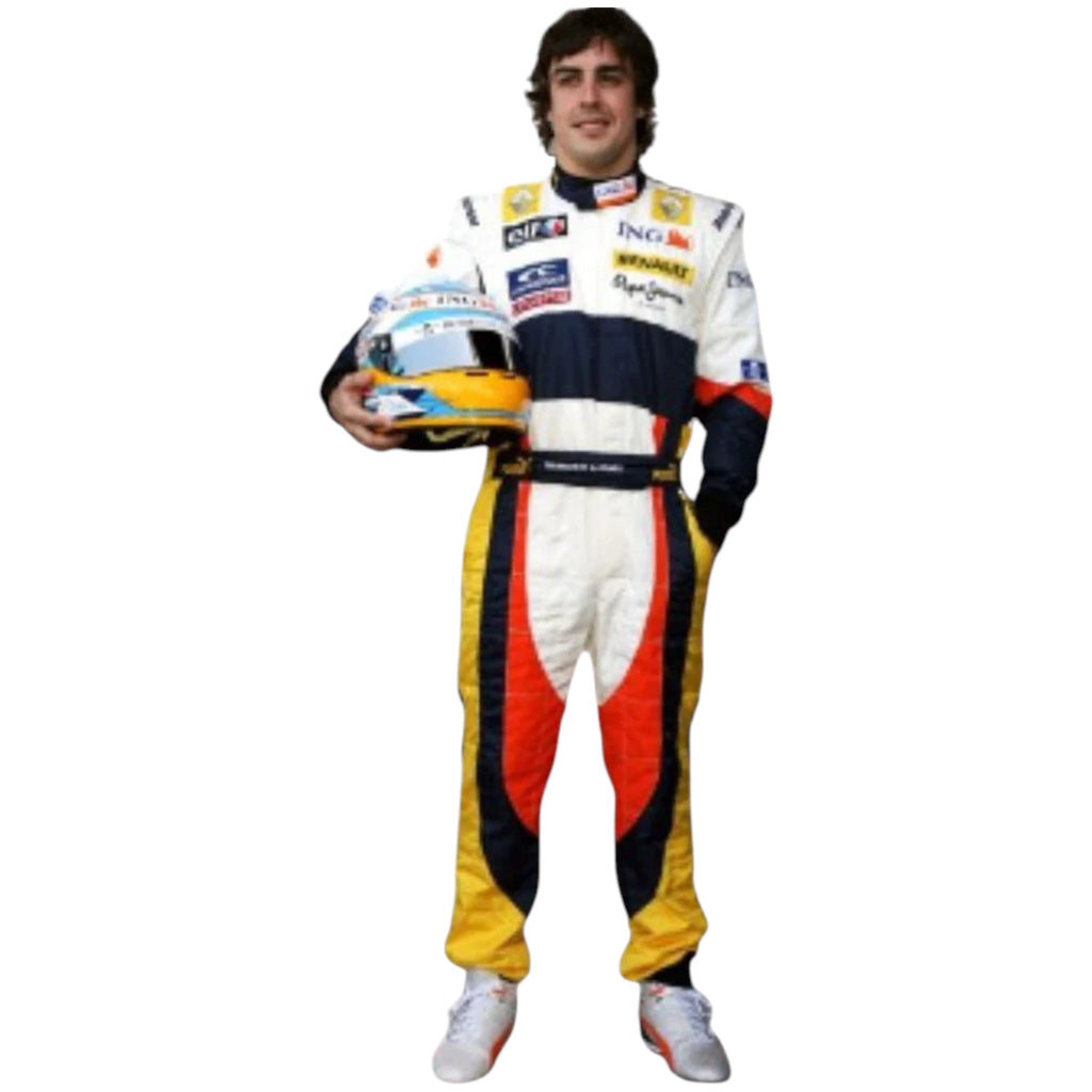 Fernando Alonso 2008 Renault F1 Race Suit - Reaxion Racegear image 1