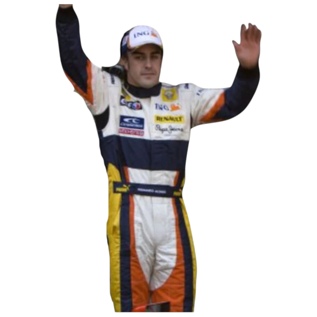 Fernando Alonso 2008 Renault F1 Race Suit - Reaxion Racegear image 2