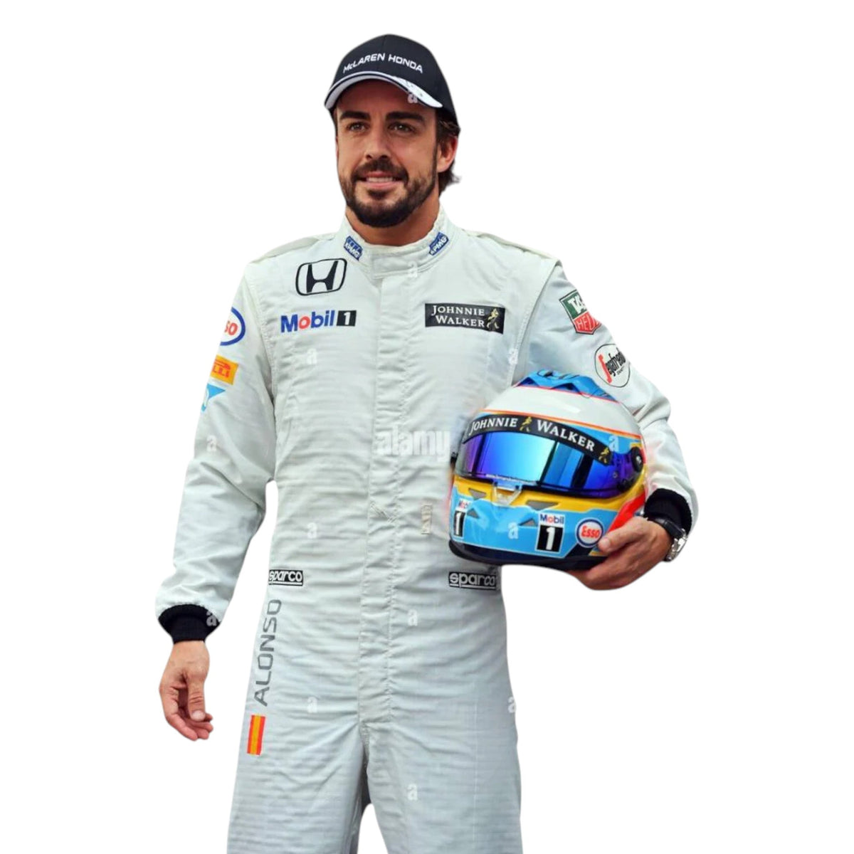 Fernando Alonso 2015 Mclaren F1 Race Suit - Reaxion Racegear image 2