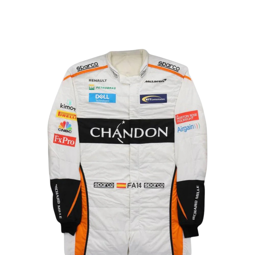 Fernando Alonso 2018 Mclaren F1 Race Suit - Reaxion Racegear image 1