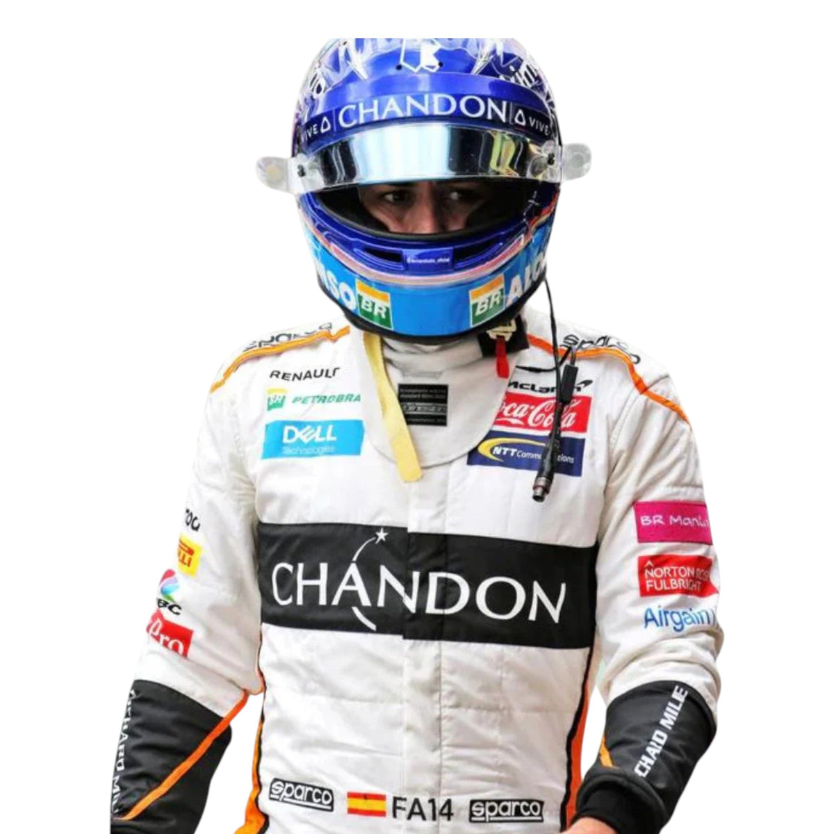 Fernando Alonso 2018 Mclaren F1 Race Suit - Reaxion Racegear image 2