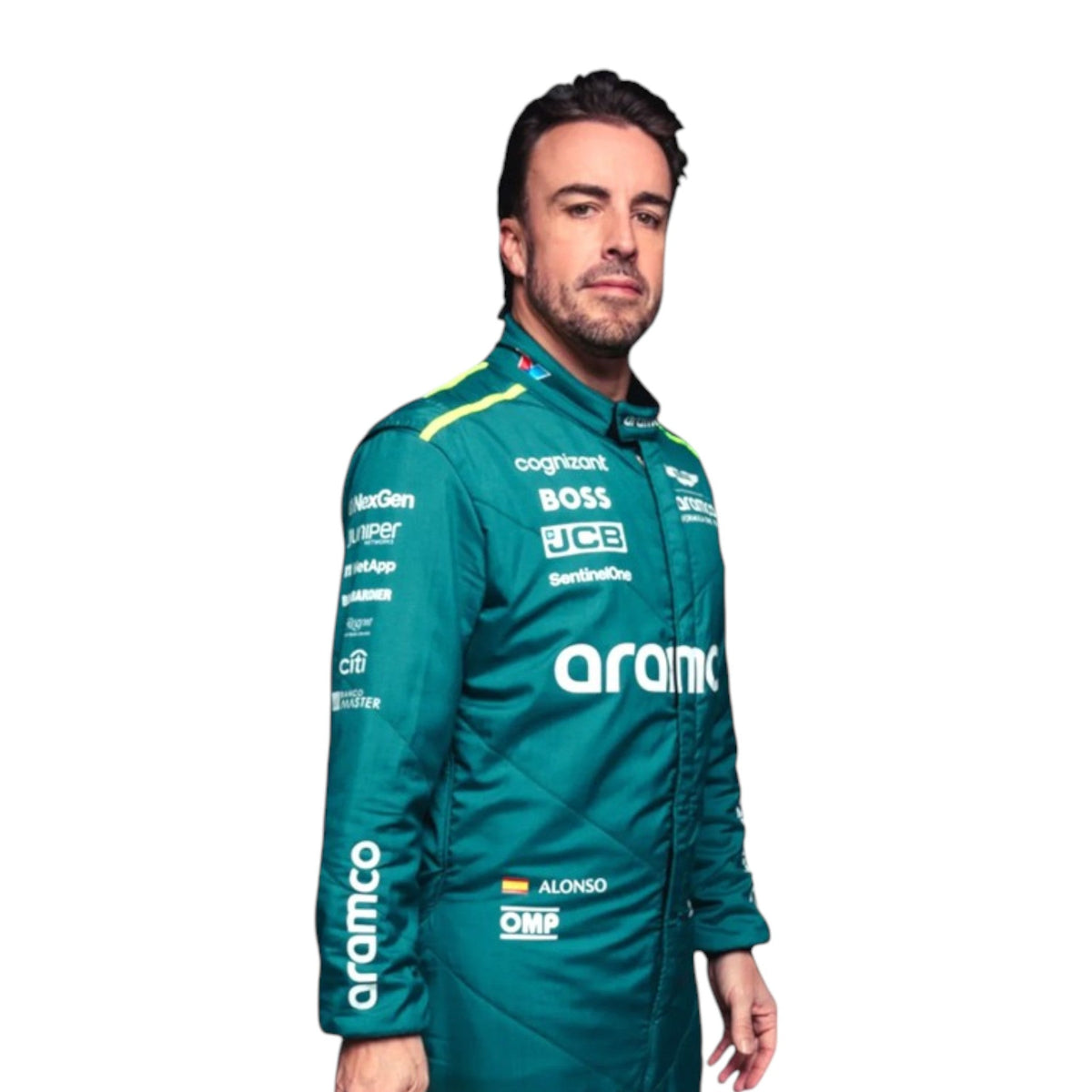 Fernando Alonso 2024 Aston Martin F1 Race Suit - Reaxion Racegear image 1