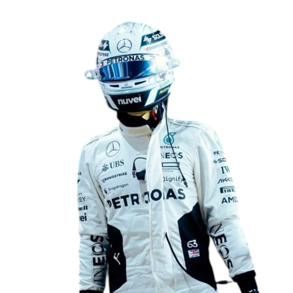 George Russel 2024 Mercedes-AMG Petronas Qatar GP F1 Race Suit - Reaxion Racegear image 5