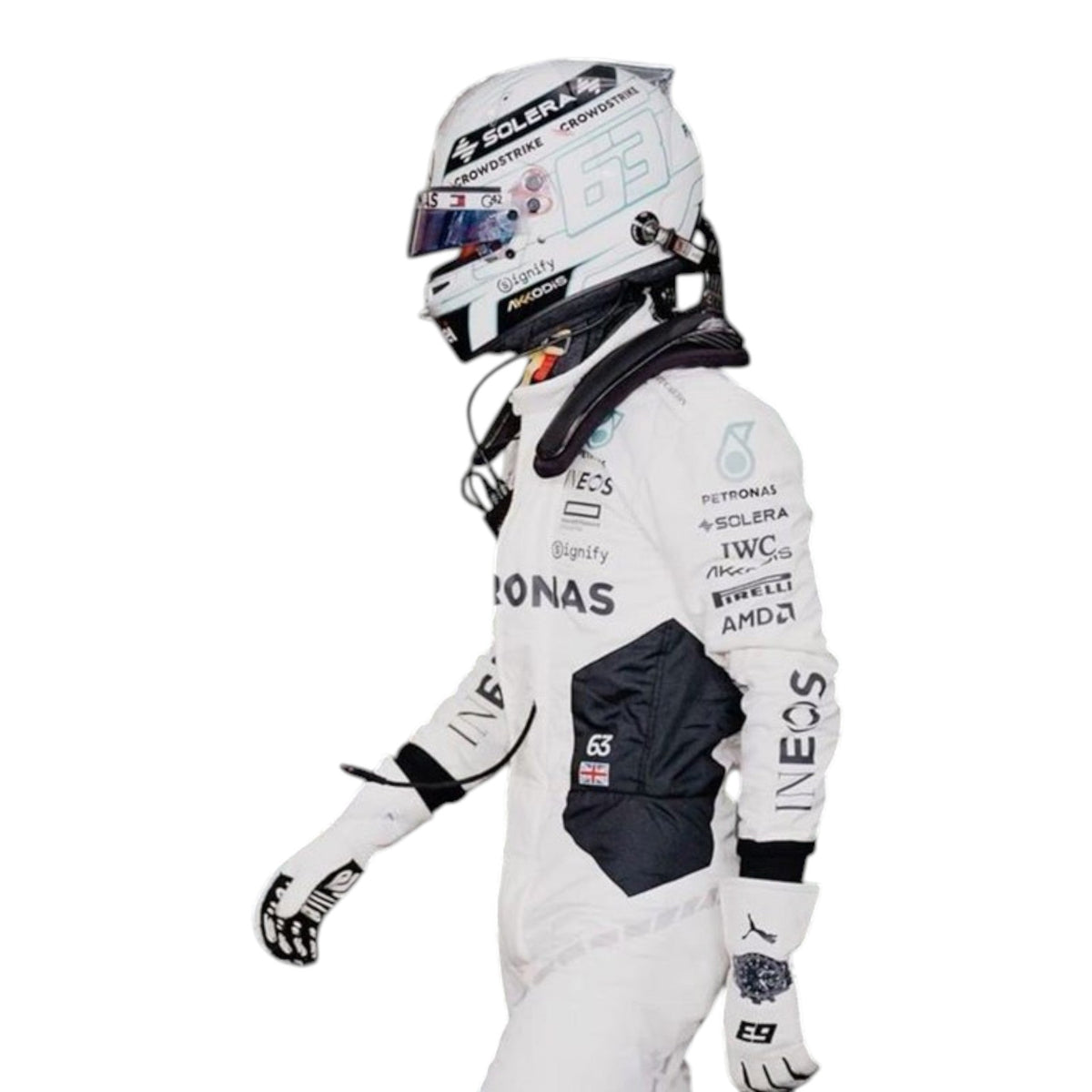 George Russel 2024 Mercedes-AMG Petronas Qatar GP F1 Race Suit - Reaxion Racegear image 6