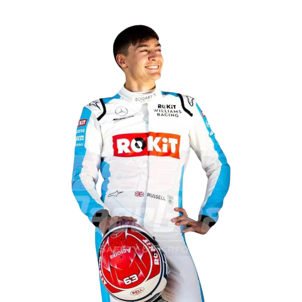 George Russell 2020 Williams F1 Race Suit - Reaxion Racegear image 2