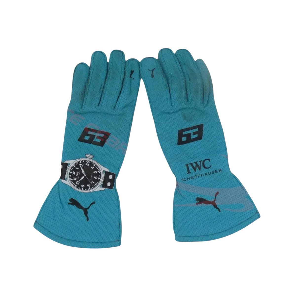 George Russell 2024 Mercedes-AMG Petronas F1 Racing Gloves - Reaxion Racegear image 1