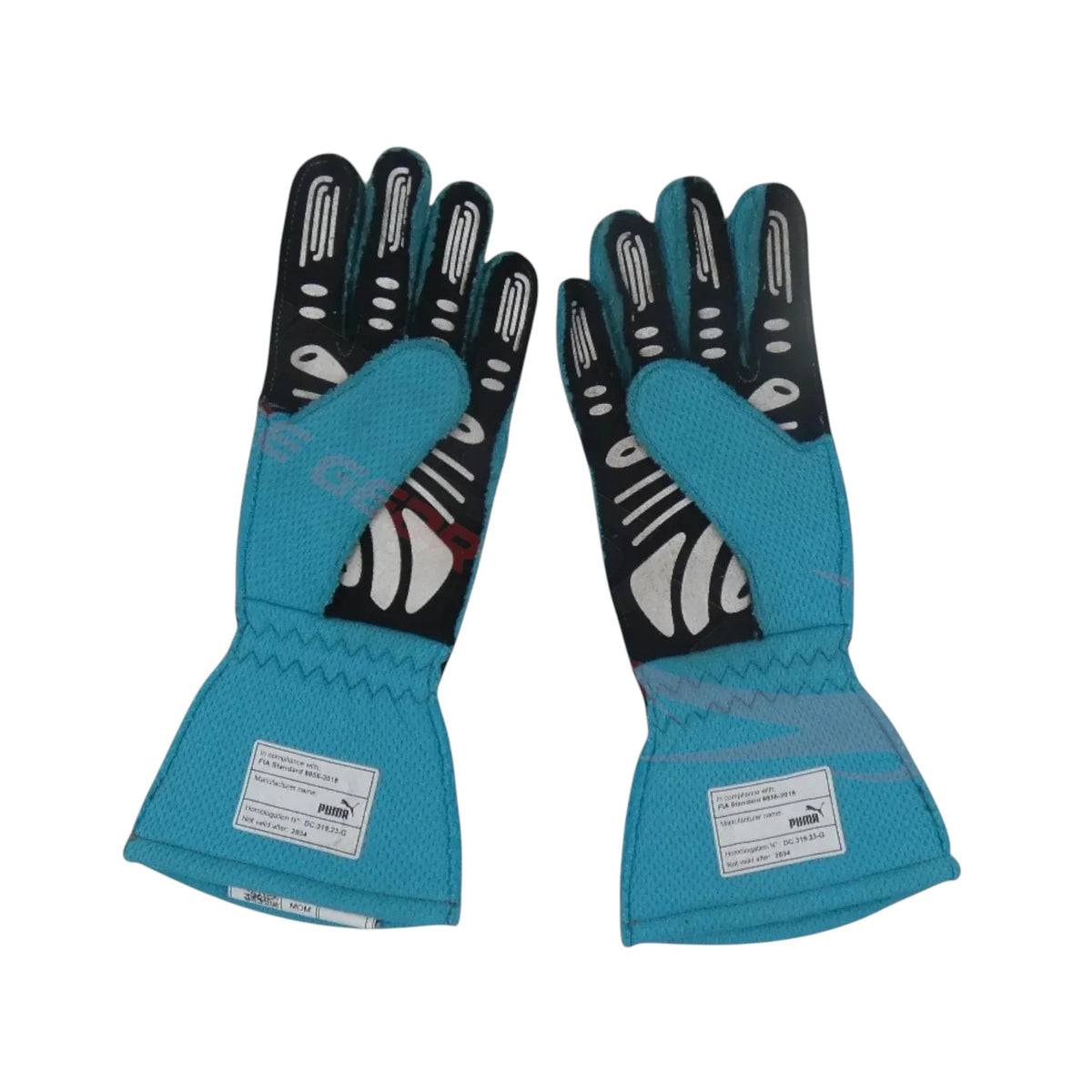 George Russell 2024 Mercedes-AMG Petronas F1 Racing Gloves - Reaxion Racegear image 2