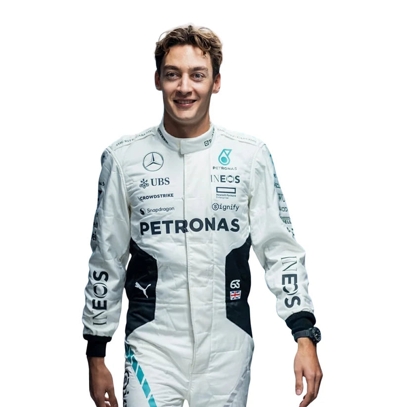 George Russell Mercedes 2024 Qatar GP F1 Racing Suit