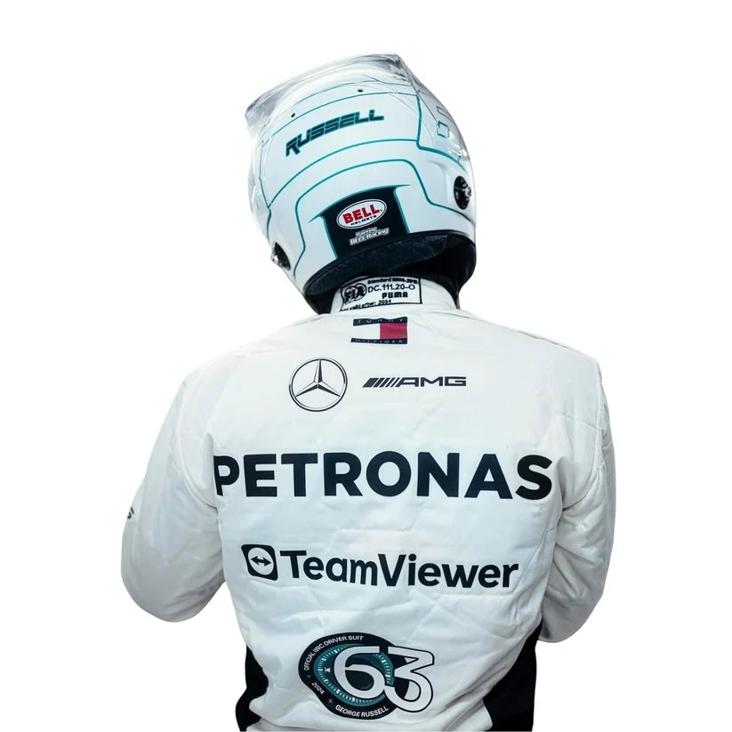George Russell Mercedes 2024 Qatar GP F1 Racing Suit
