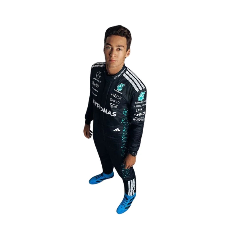 George Russell Mercedes 2025 F1 Racing Suit