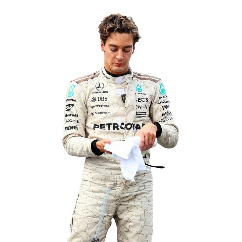 George Russell  Mercedes 2025 USA Austin GP F1 Racing Suit