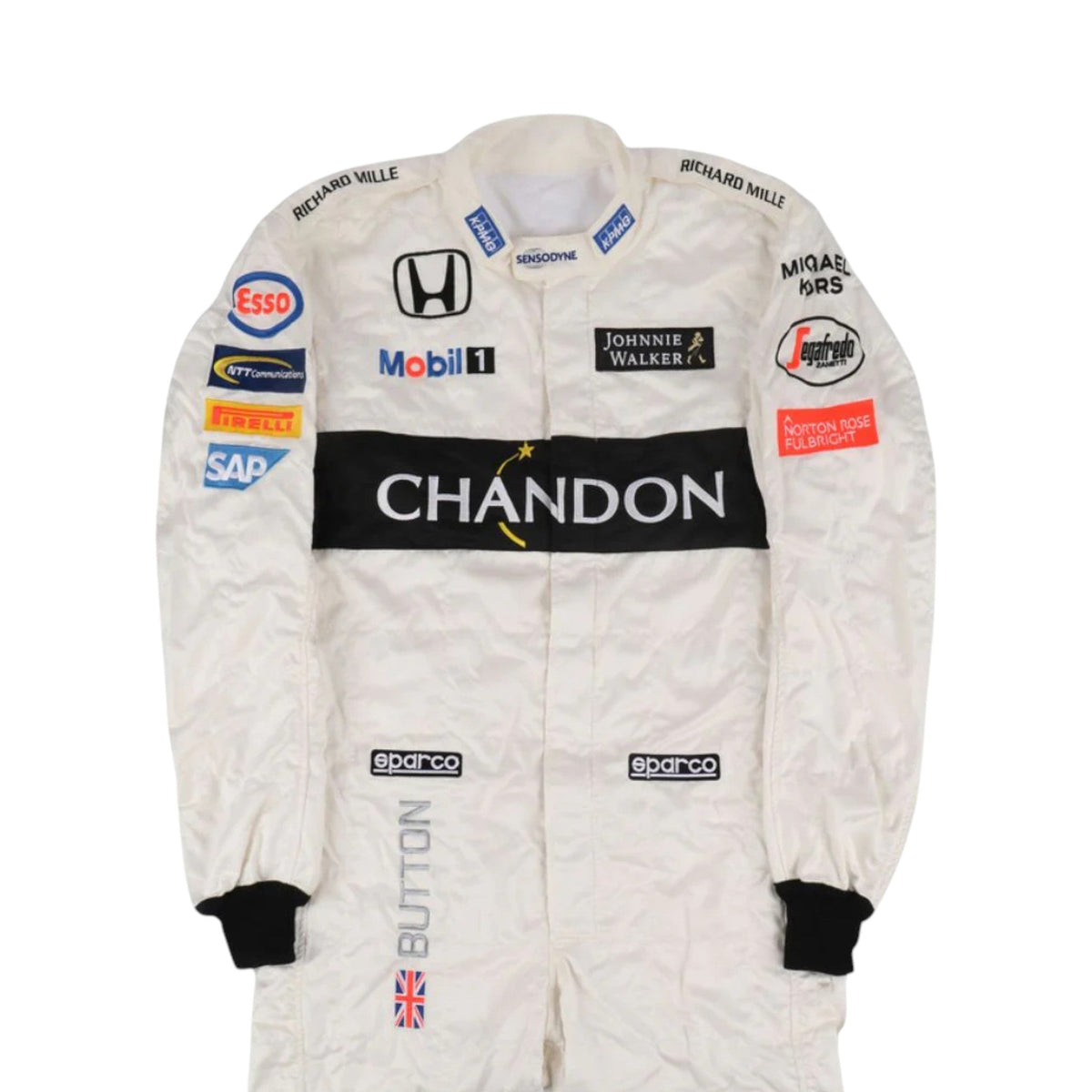 Jenson Button 2016 Mclaren F1 Race Suit - Reaxion Racegear image 1