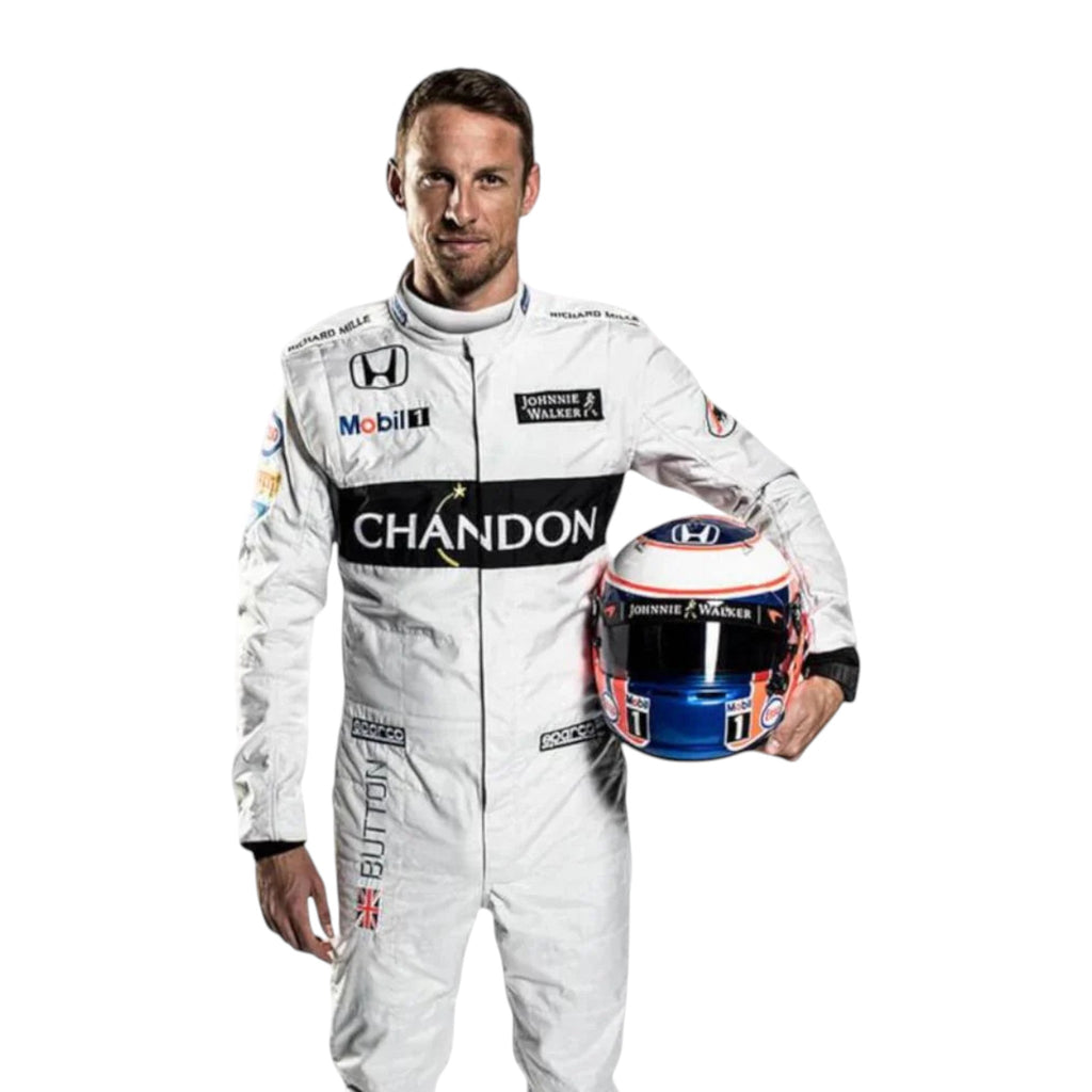 Jenson Button 2016 Mclaren F1 Race Suit - Reaxion Racegear image 2