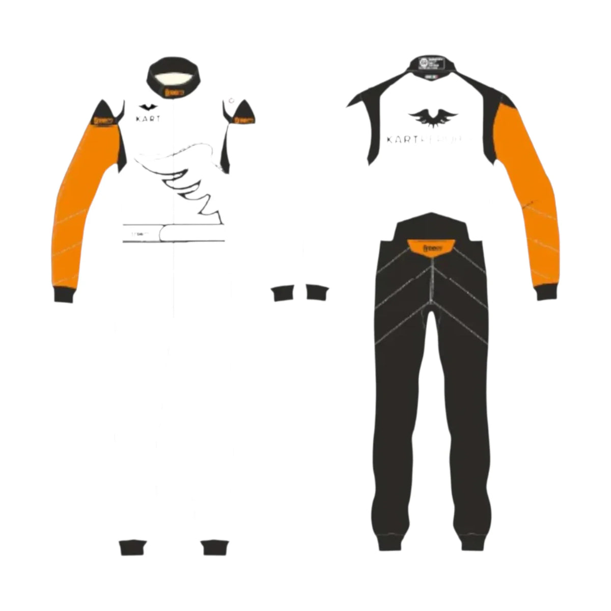 Kart Republic Asymmetric Go Kart Racing Suit - Reaxion Racegear image 3