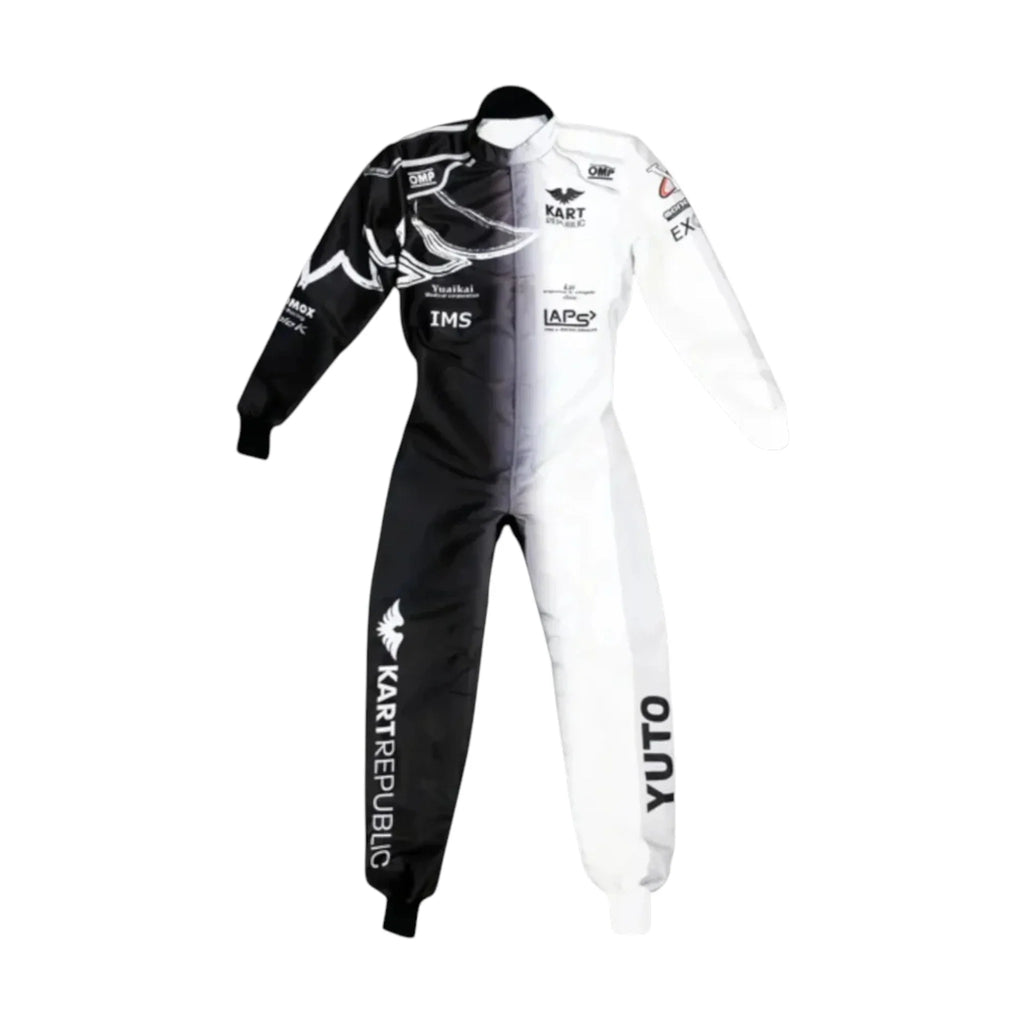 Kart Republic Split Panel Go Kart Racing Suit - Reaxion Racegear image 1