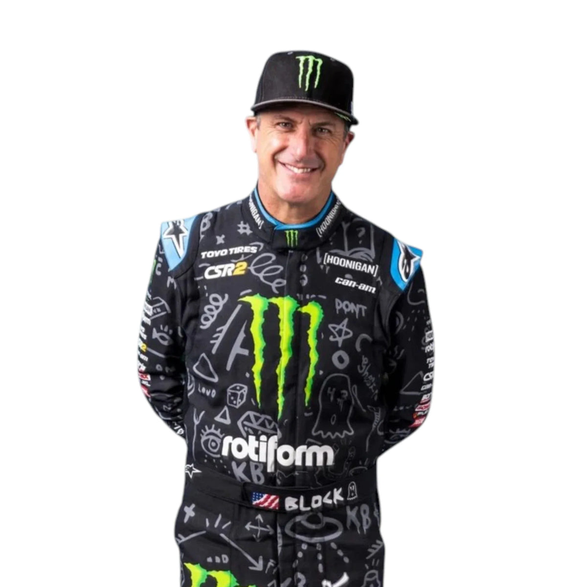 Ken Block 2022 Monster Go Kart Racing Suit - Reaxion Racegear image 2