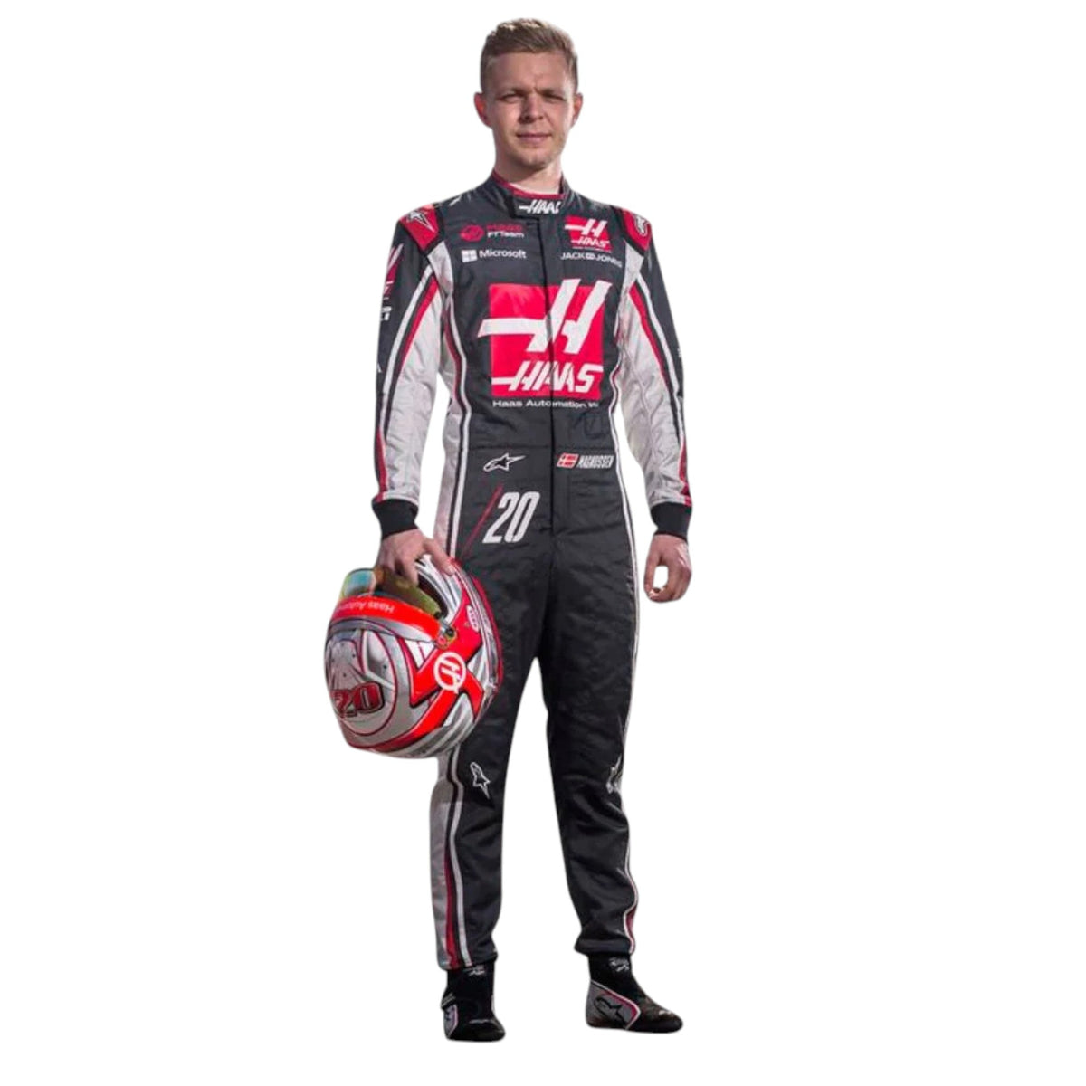 Kevin Magnussen 2017 Haas F1 Race Suit - Reaxion Racegear image 2