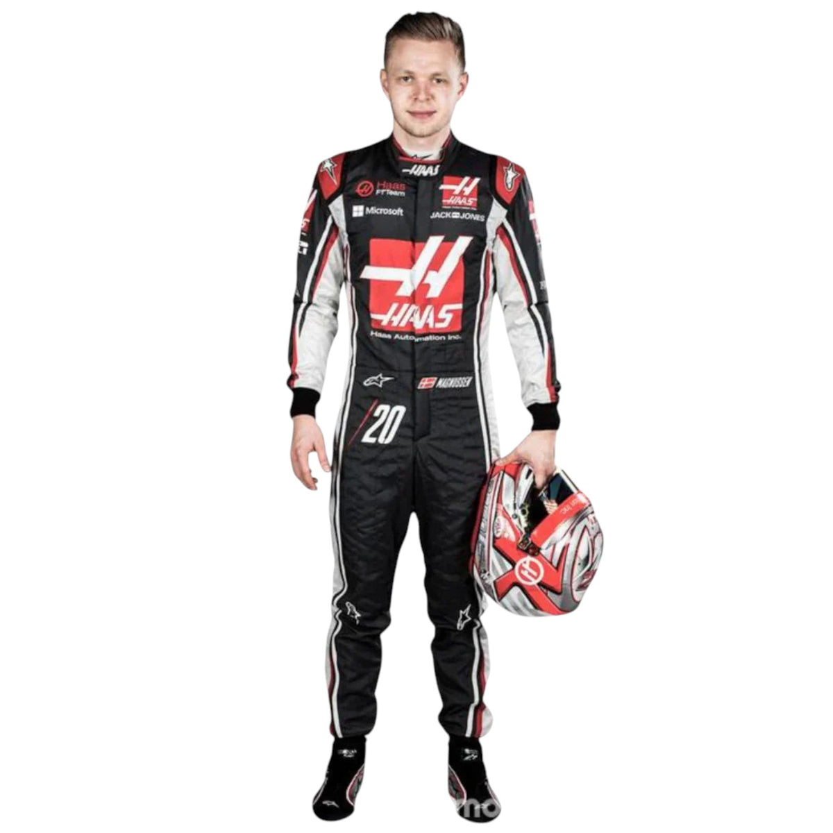Kevin Magnussen 2018 Haas F1 Race Suit - Reaxion Racegear image 1