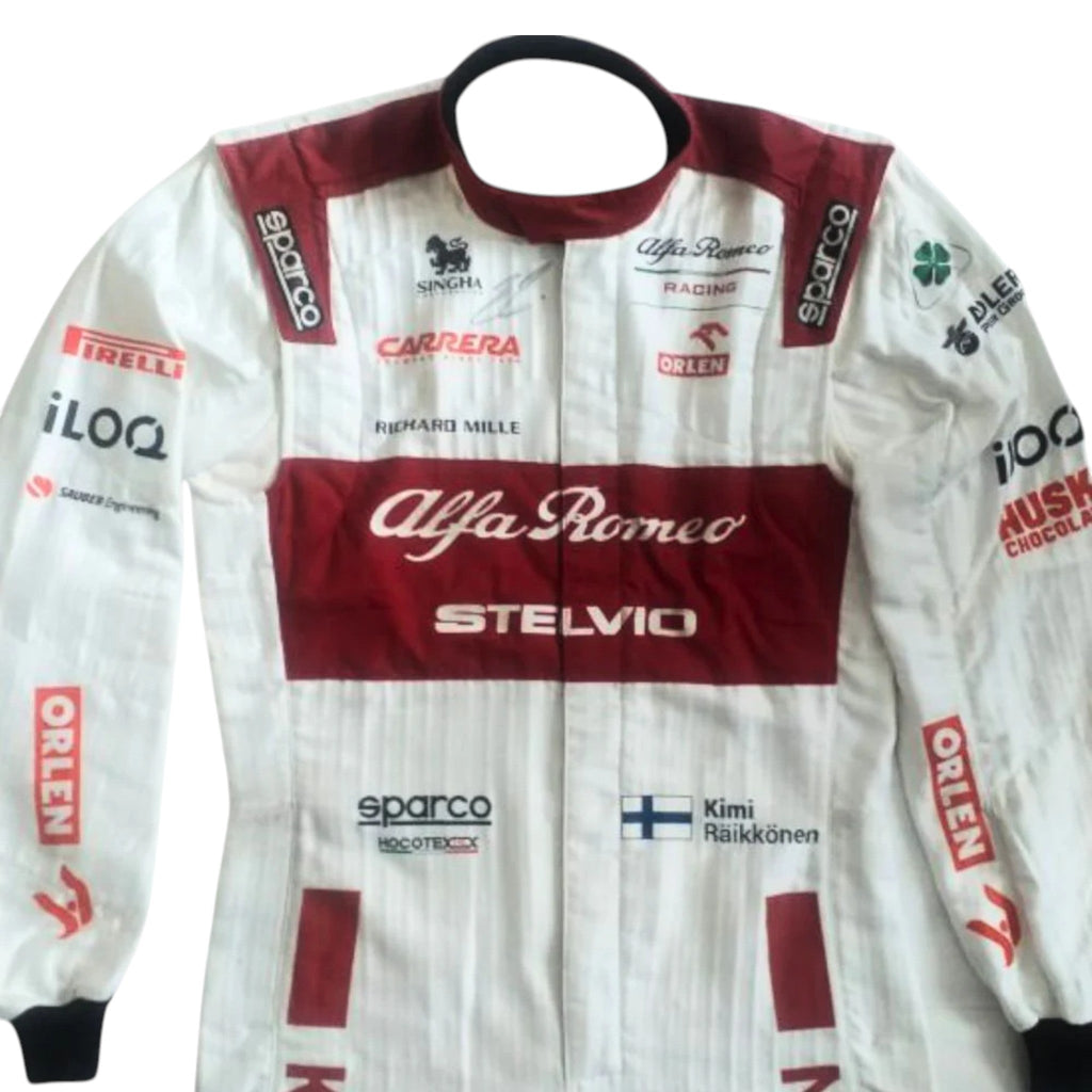 Kimi Räikkönen 2020 Alfa Romeo F1 Race Suit - Reaxion Racegear image 3