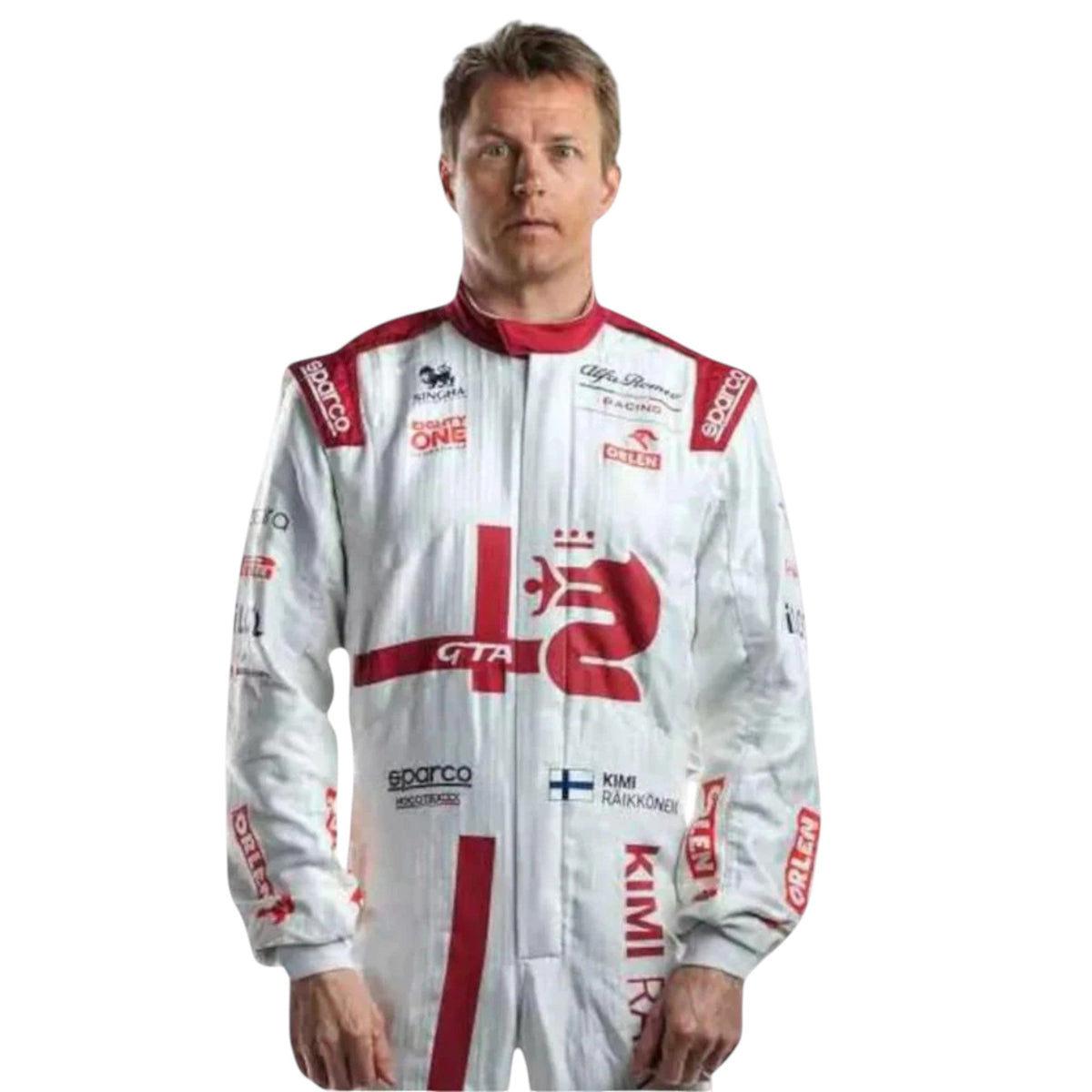 Kimi Räikkönen 2021 Alfa Romeo F1 Race Suit - Reaxion Racegear image 4