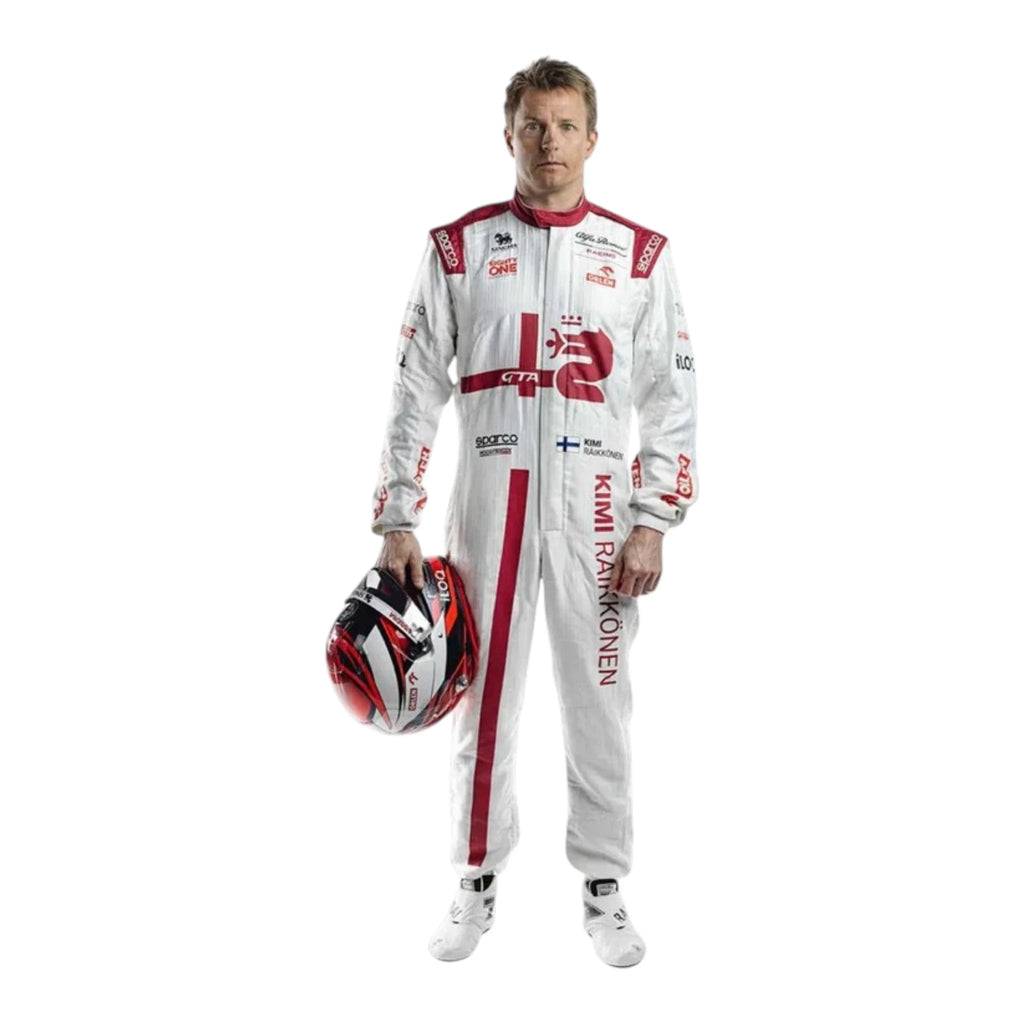 Kimi Räikkönen 2021 Alfa Romeo F1 Race Suit - Reaxion Racegear image 2