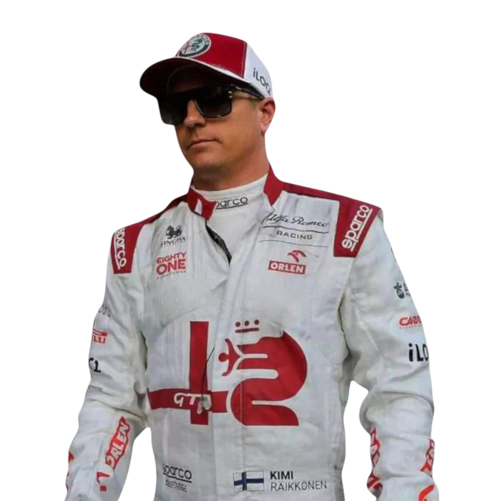 Kimi Räikkönen 2021 Alfa Romeo F1 Race Suit - Reaxion Racegear image 5