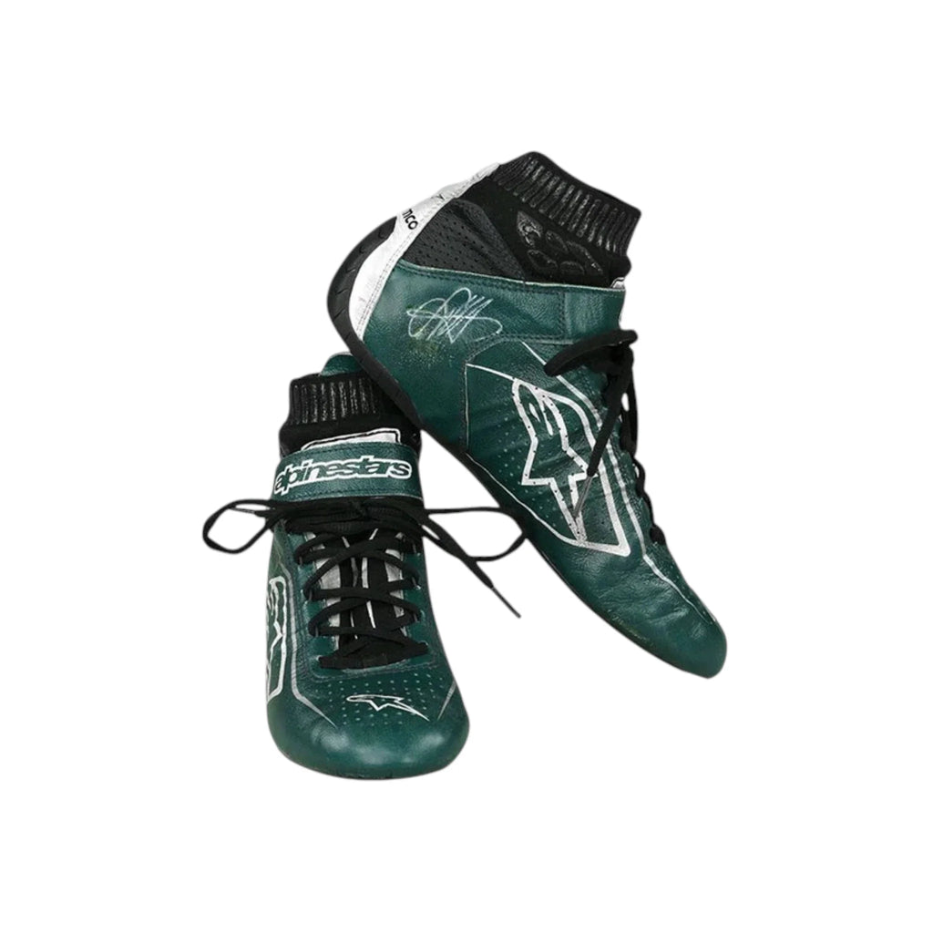 Lance Stroll 2021 Aston Martin F1 Racing Shoes - Reaxion Racegear image 2
