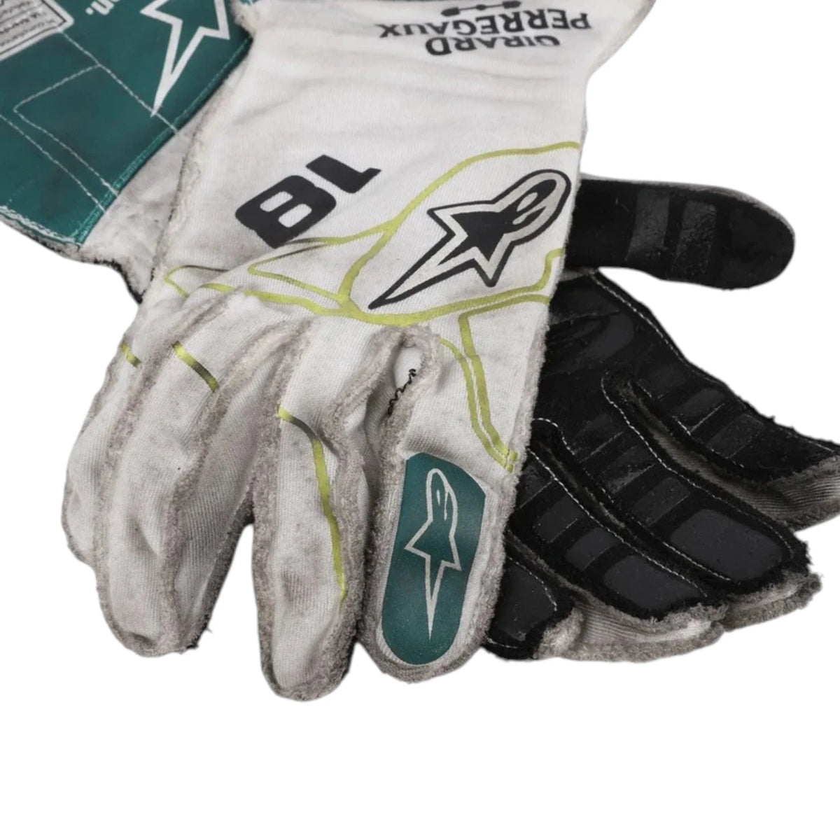 Lance Stroll 2022 Aston Martin Dutch GP F1 Racing Gloves - Reaxion Racegear image 2