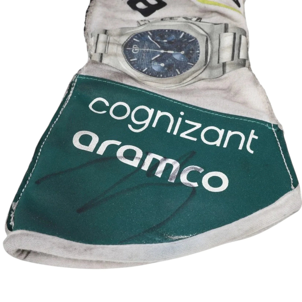 Lance Stroll 2022 Aston Martin Dutch GP F1 Racing Gloves - Reaxion Racegear image 3