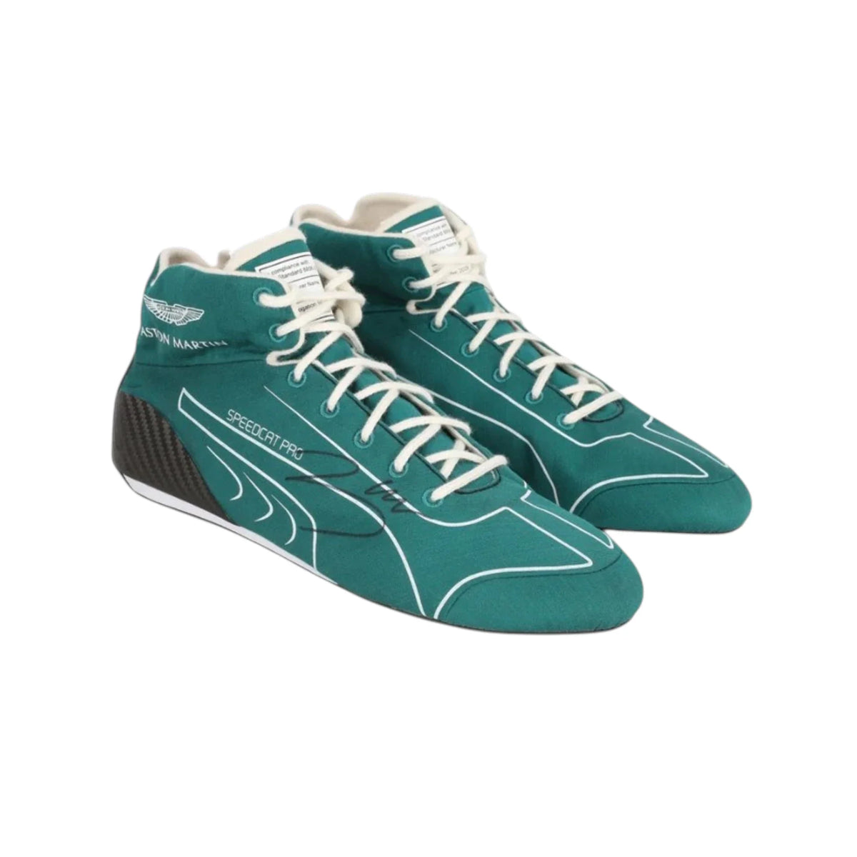 Lance Stroll 2022 Aston Martin Dutch GP F1 Racing Shoes - Reaxion Racegear image 1