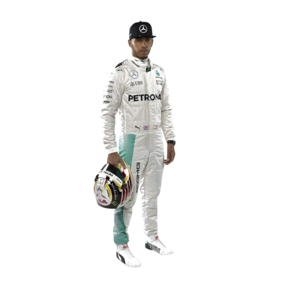 Lewis Hamilton 2016 Mercedes-AMG Petronas F1 Race Suit - Reaxion Racegear image 2