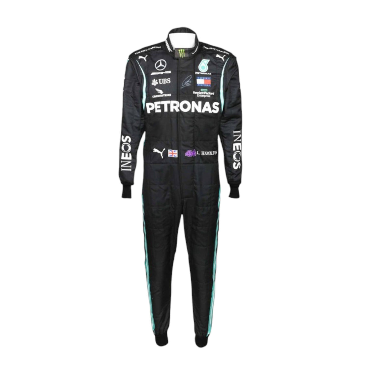 Lewis Hamilton 2020 Mercedes AMG Petronas F1 Race Suit - Reaxion Racegear image 3