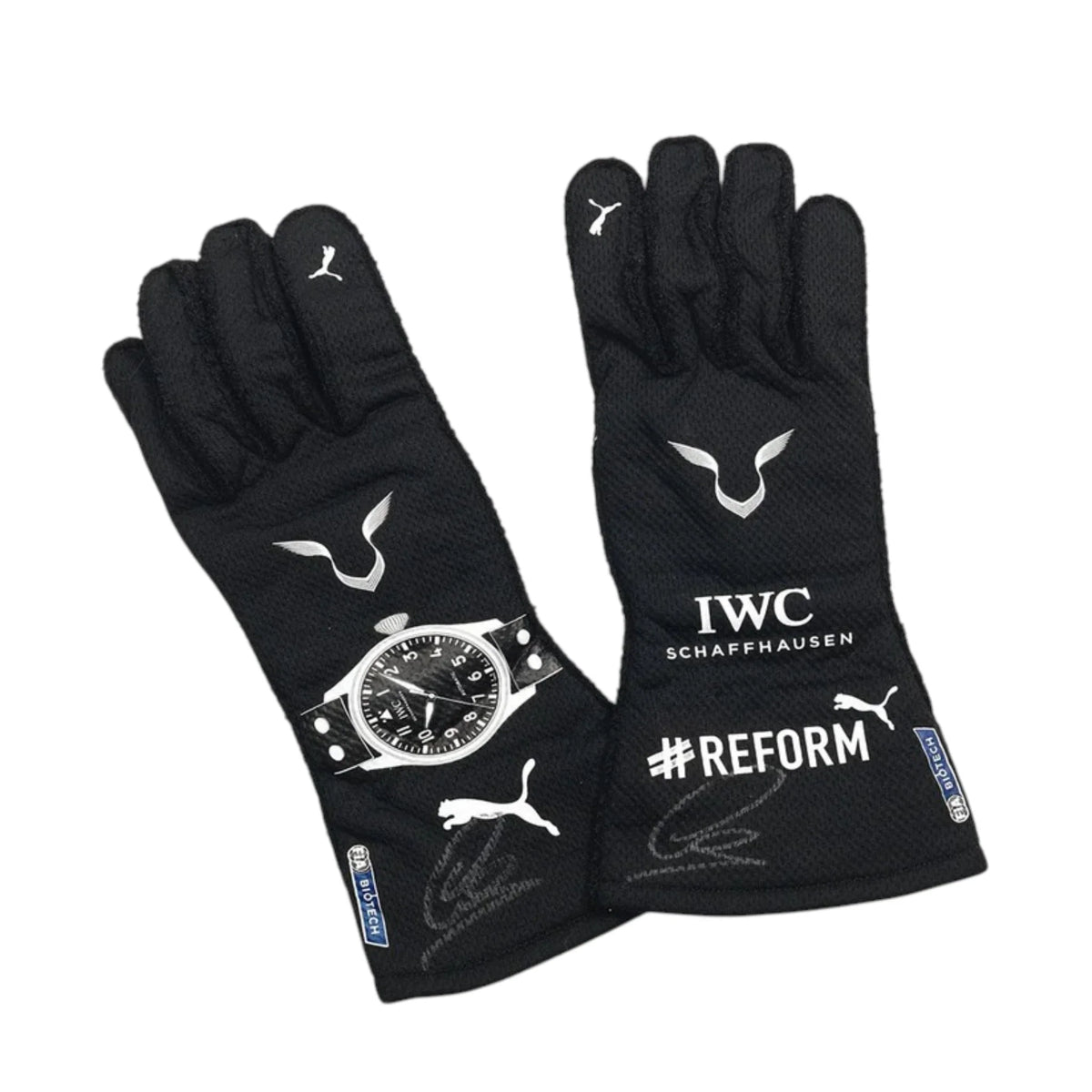 Lewis Hamilton 2021 Mercedes-AMG Petronas F1 Racing Gloves - Reaxion Racegear image 1