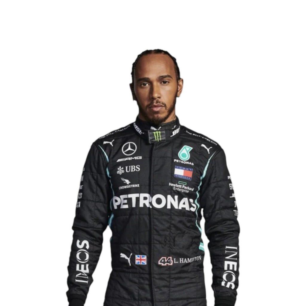 Lewis Hamilton 2021 Mercedes AMG Petronas F1 Race Suit - Reaxion Racegear image 1